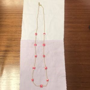 Kate Spade Pink and Gold Necklace